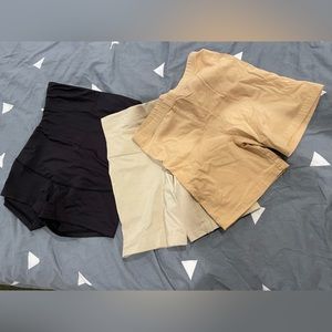 Pack of 2 shapewear shorts and 1 bikeshort